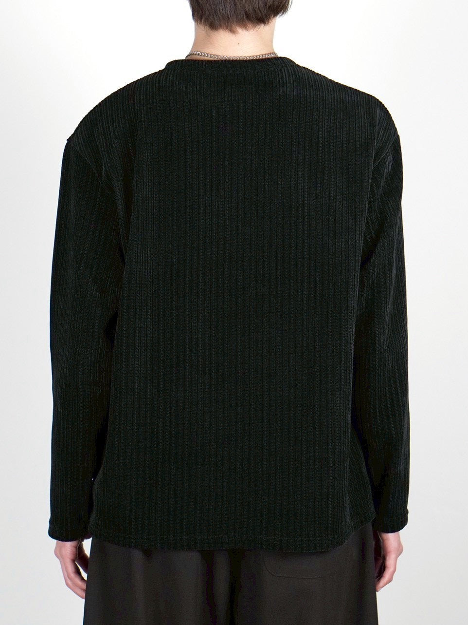 5/8 20:00 発売 【Chikashitsu +】velour zip henley long sleeve (2color)