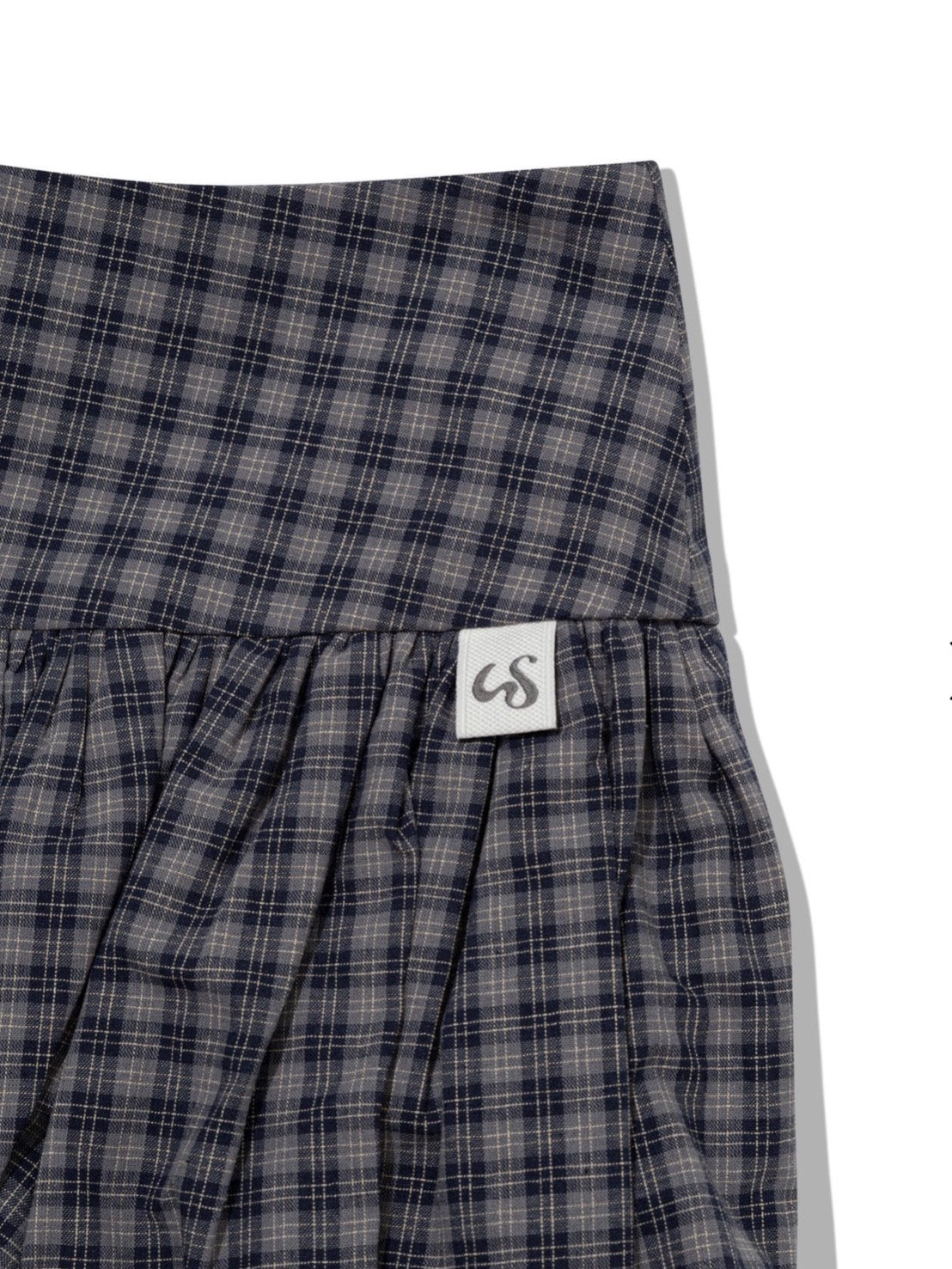 【Uglyshadow】CHECKERED PUMPKIN SKIRT PANTS