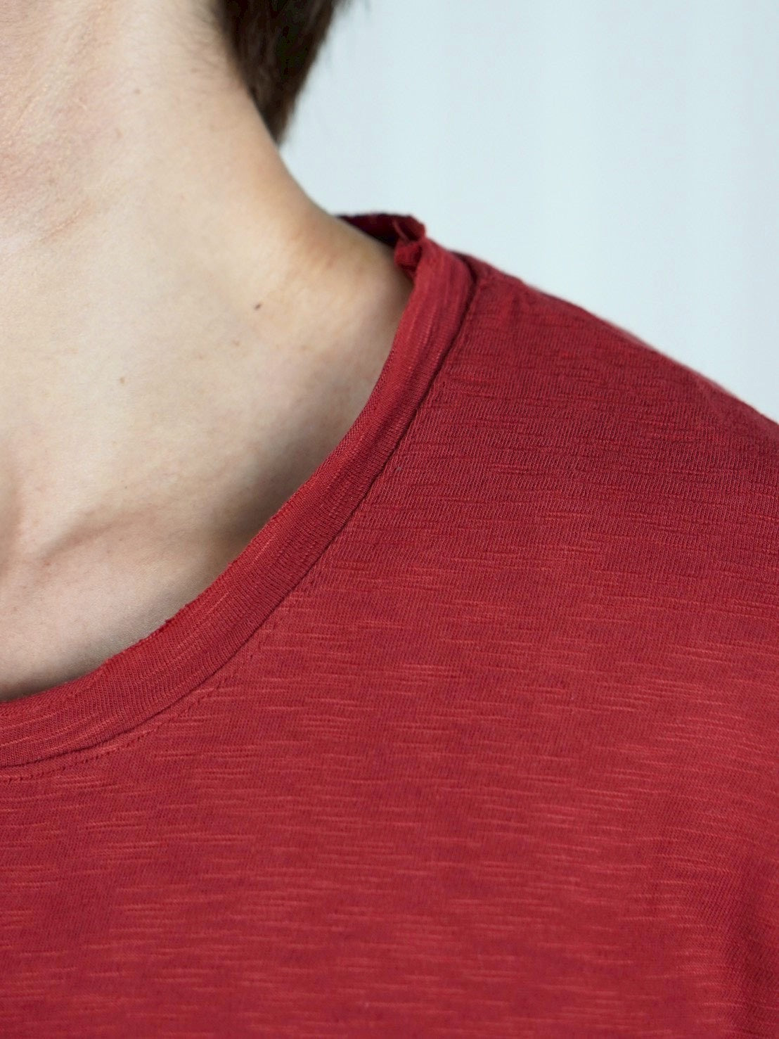 受注制【Chikashitsu +】sheer cotton box half sleeve (4color)