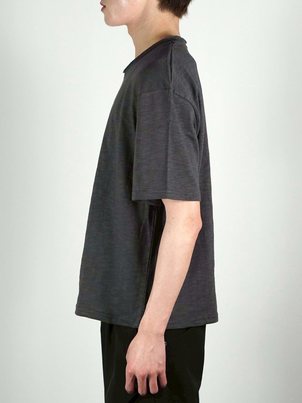 受注制【Chikashitsu +】sheer cotton box half sleeve (4color