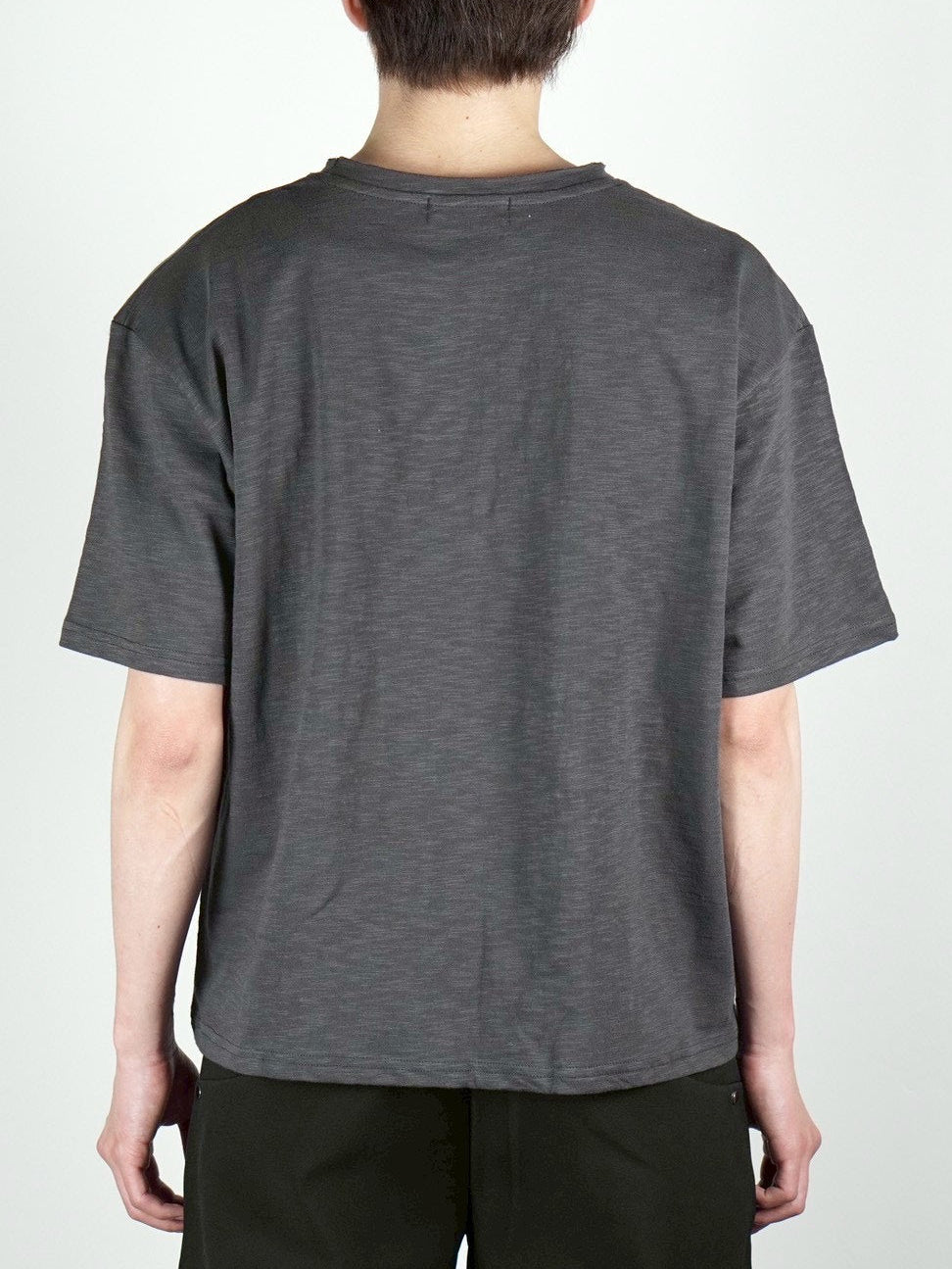 受注制【Chikashitsu +】sheer cotton box half sleeve (4color)