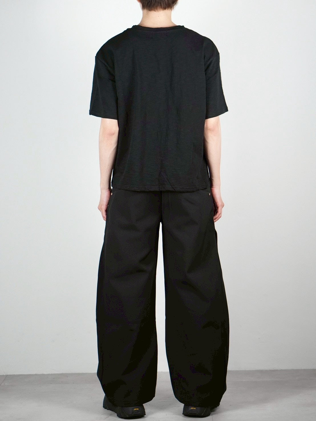 受注制【Chikashitsu +】sheer cotton box half sleeve (4color)