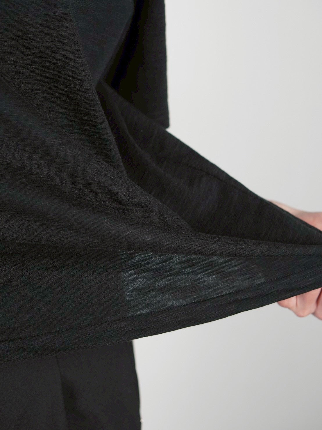 受注制【Chikashitsu +】sheer cotton box half sleeve (4color)