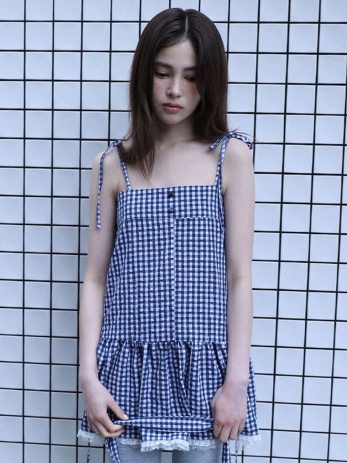 【Uglyshadow】A-LINE LACE DRESS