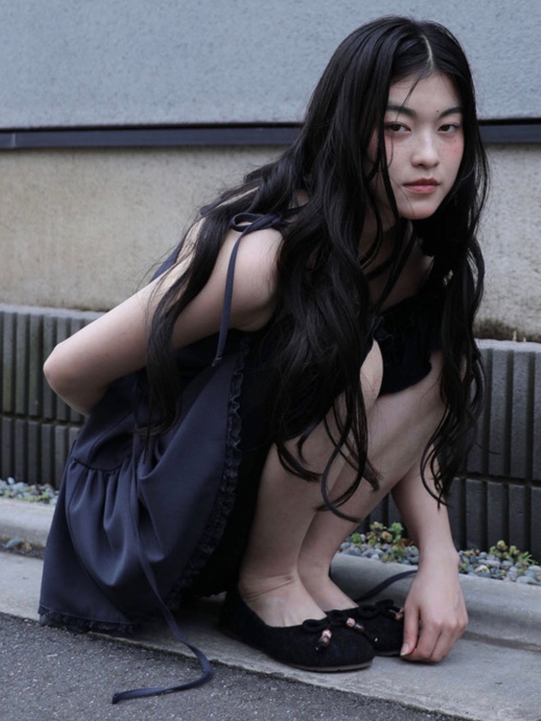 【Uglyshadow】A-LINE LACE DRESS