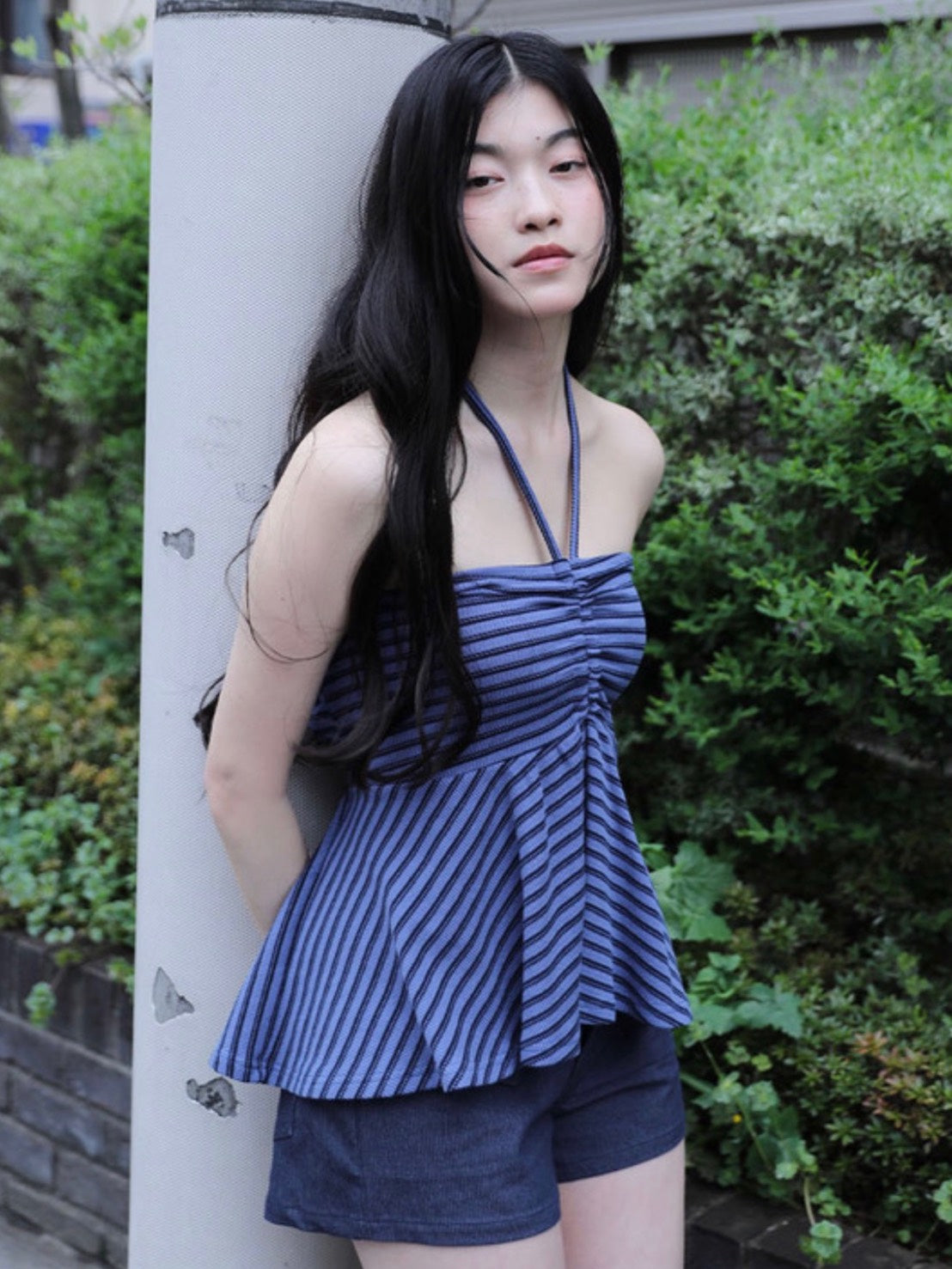 【Uglyshadow】STITCH POINT SHORTS