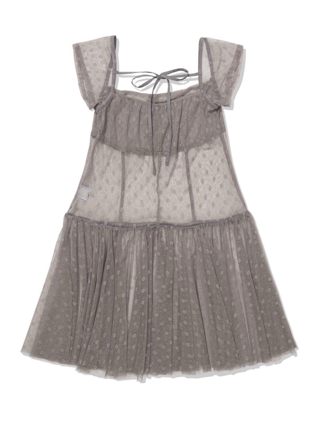 【Uglyshadow】FLOWER MESH DRESS