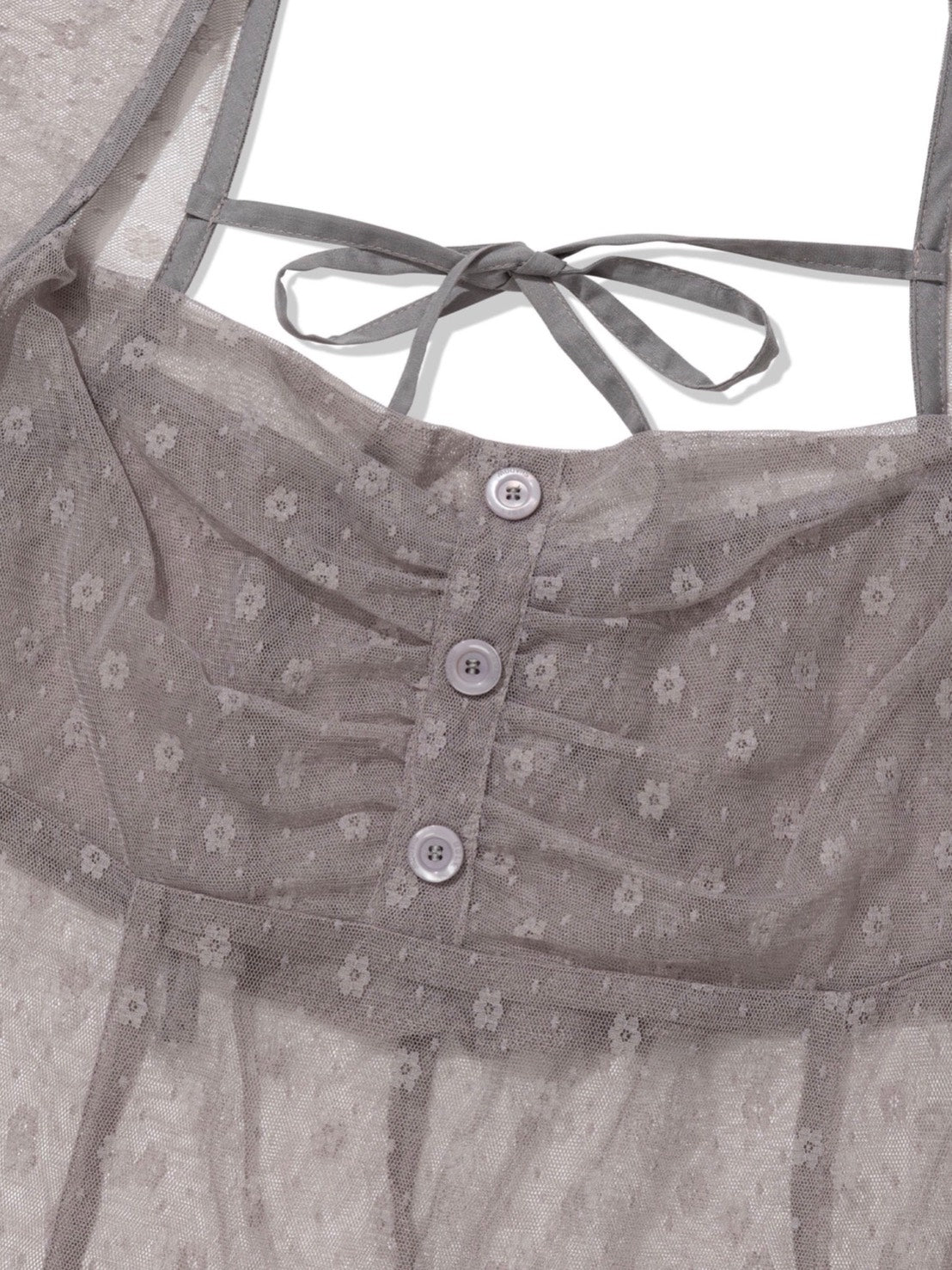 【Uglyshadow】FLOWER MESH DRESS