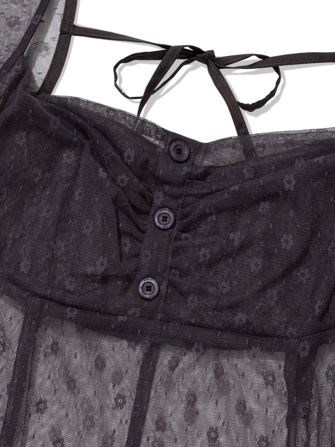 【Uglyshadow】FLOWER MESH DRESS