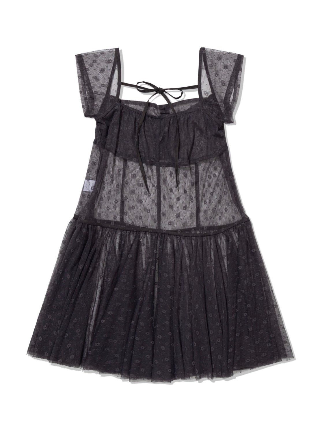 【Uglyshadow】FLOWER MESH DRESS