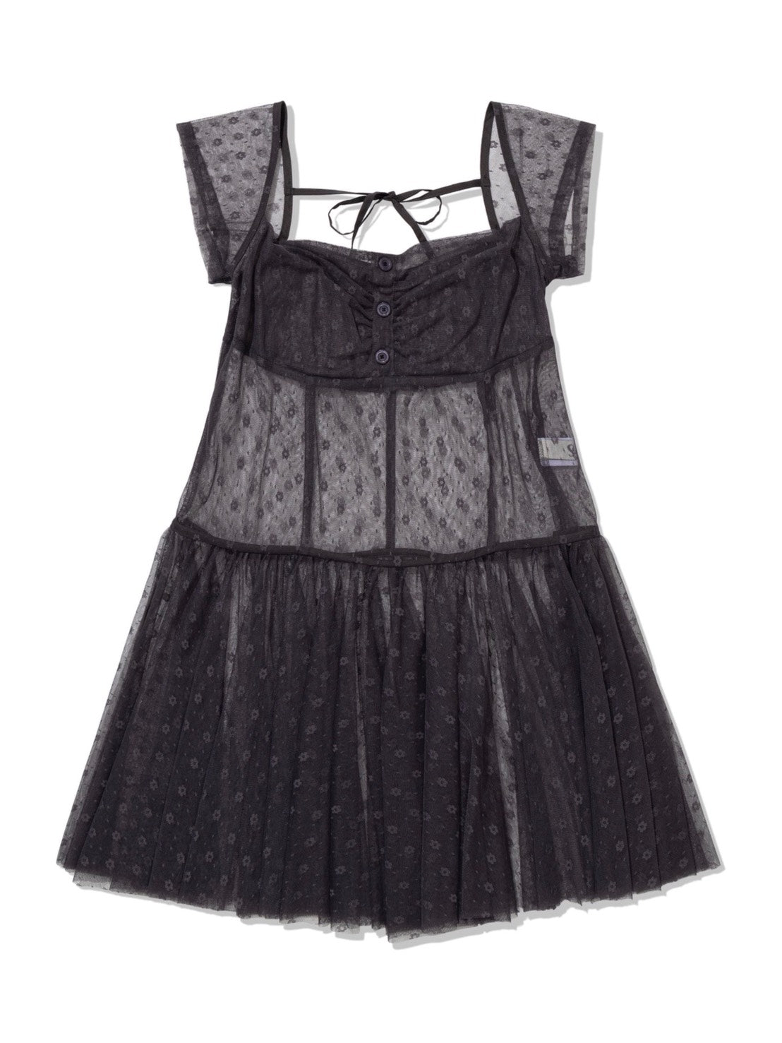 【Uglyshadow】FLOWER MESH DRESS