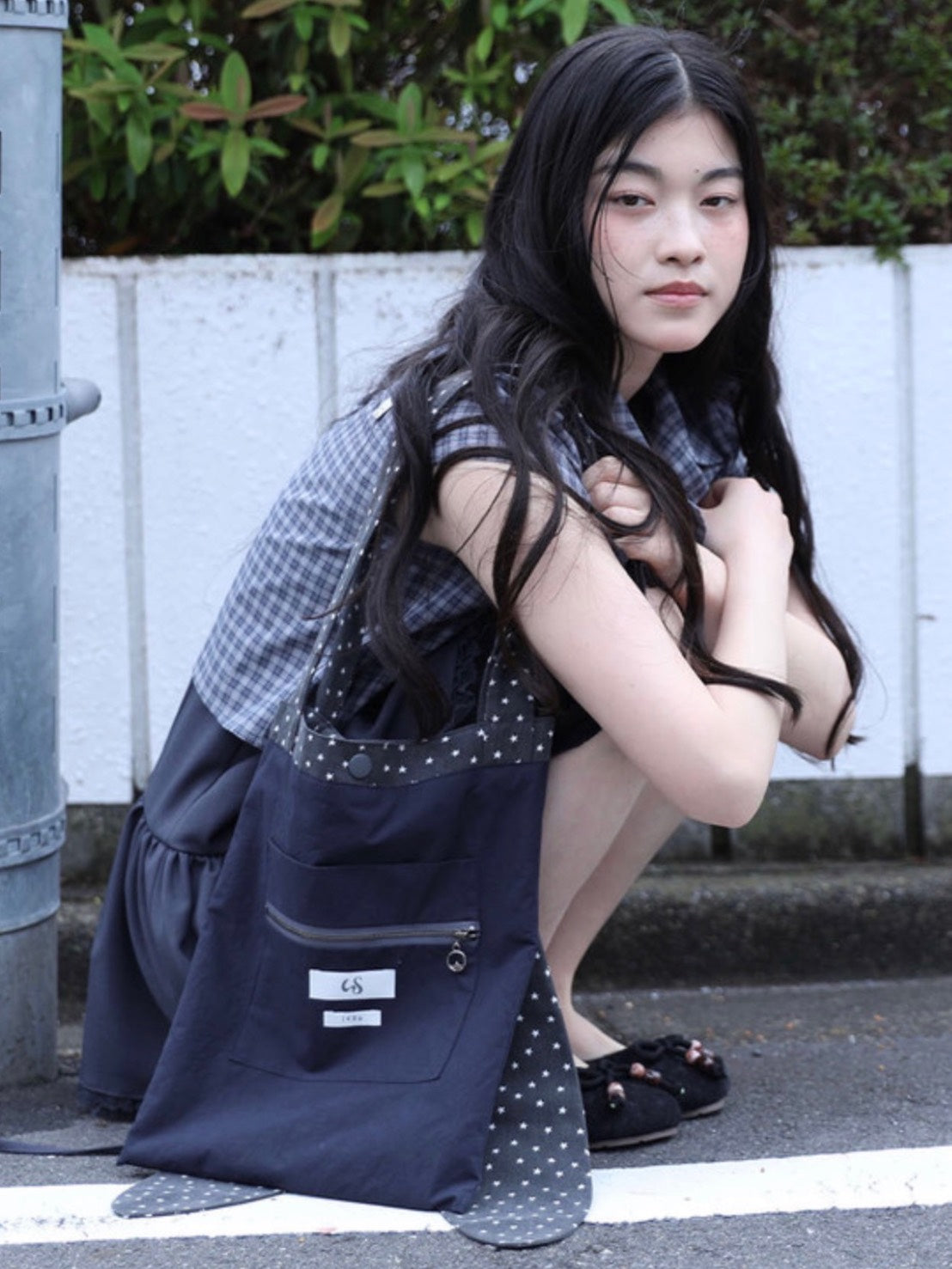 【Uglyshadow】RABBIT STAR REVERSIBLE ECO BAG