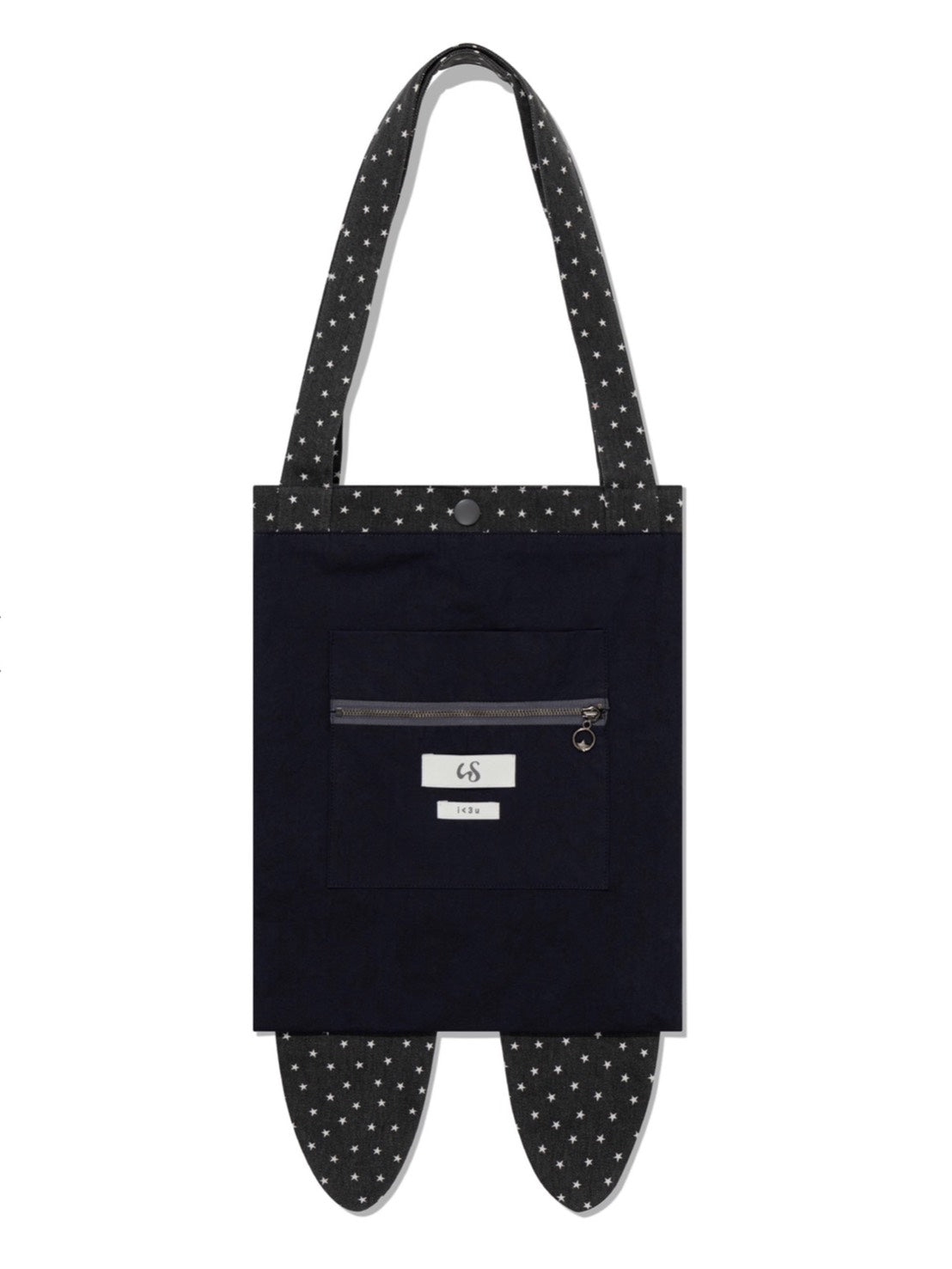 【Uglyshadow】RABBIT STAR REVERSIBLE ECO BAG