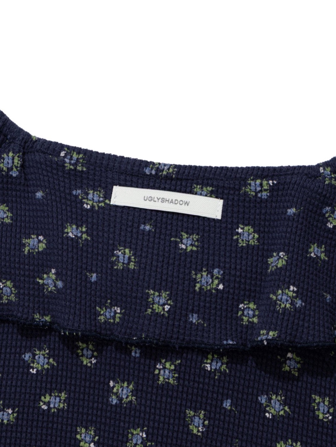 【Uglyshadow】RUFFLE FLOWER BLOUSE