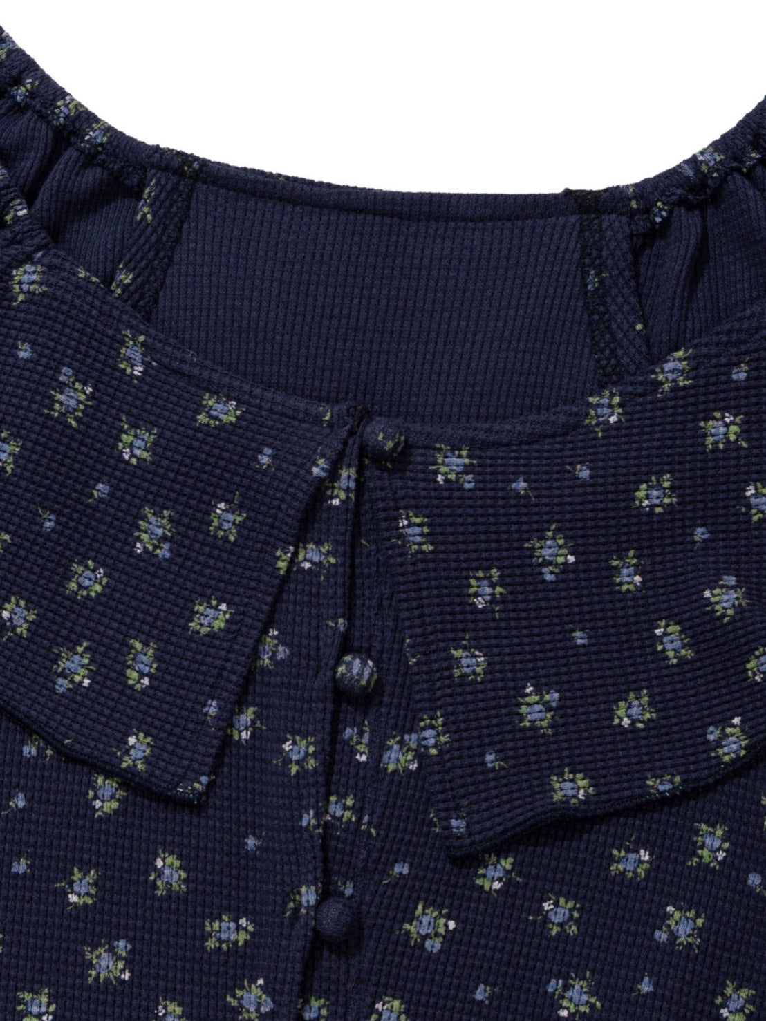 【Uglyshadow】RUFFLE FLOWER BLOUSE
