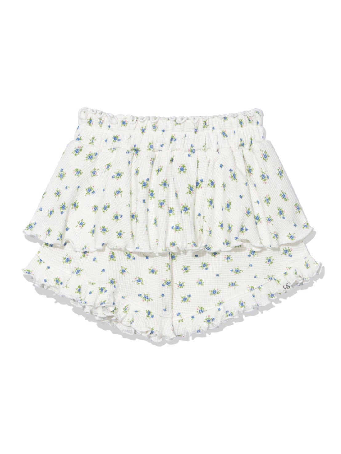 【Uglyshadow】RUFFLE FLOWER SKIRT PANTS