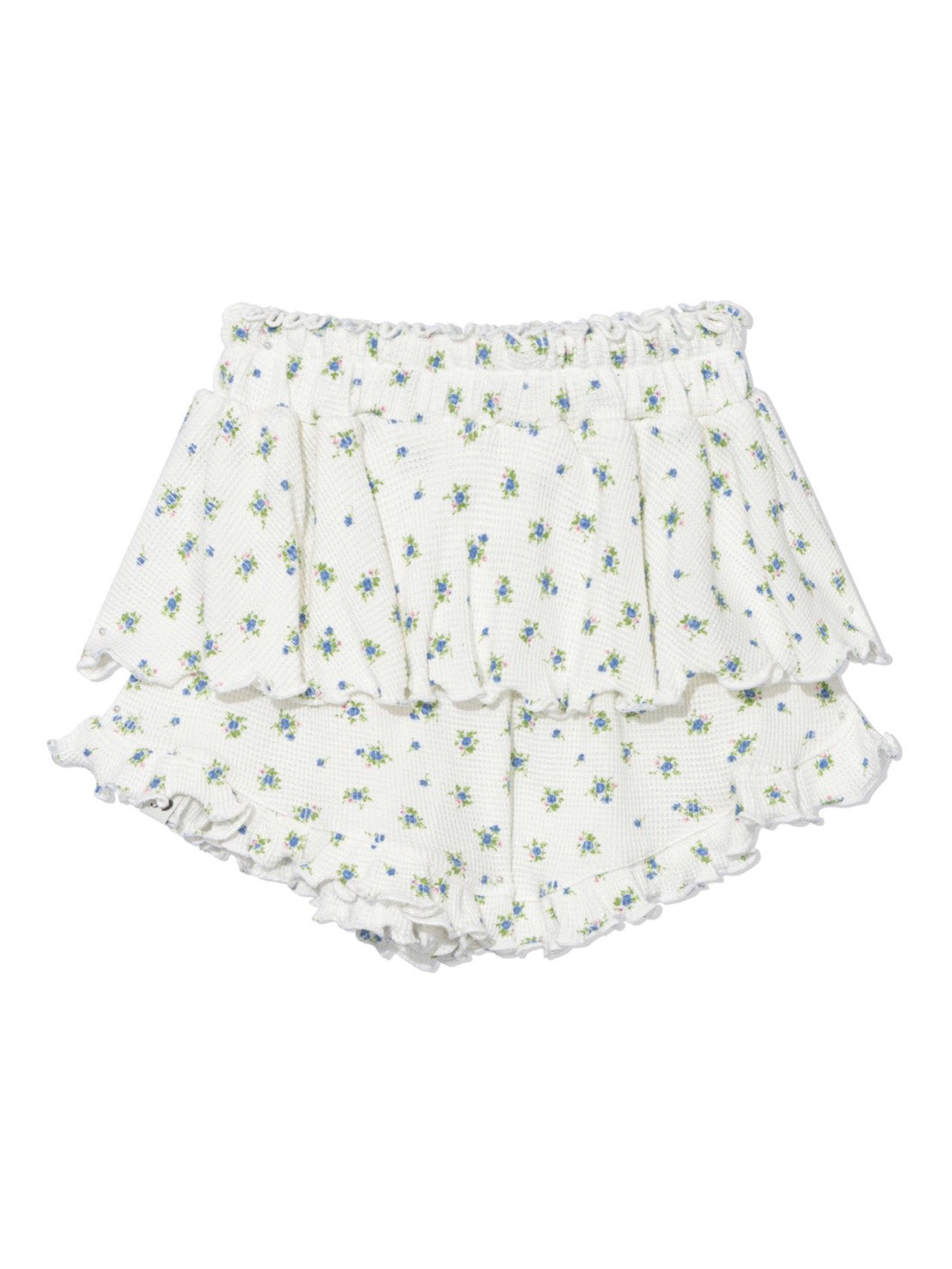 【Uglyshadow】RUFFLE FLOWER SKIRT PANTS