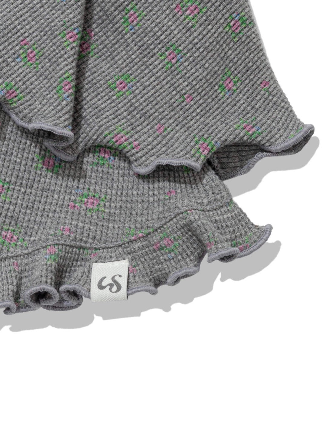 【Uglyshadow】RUFFLE FLOWER SKIRT PANTS