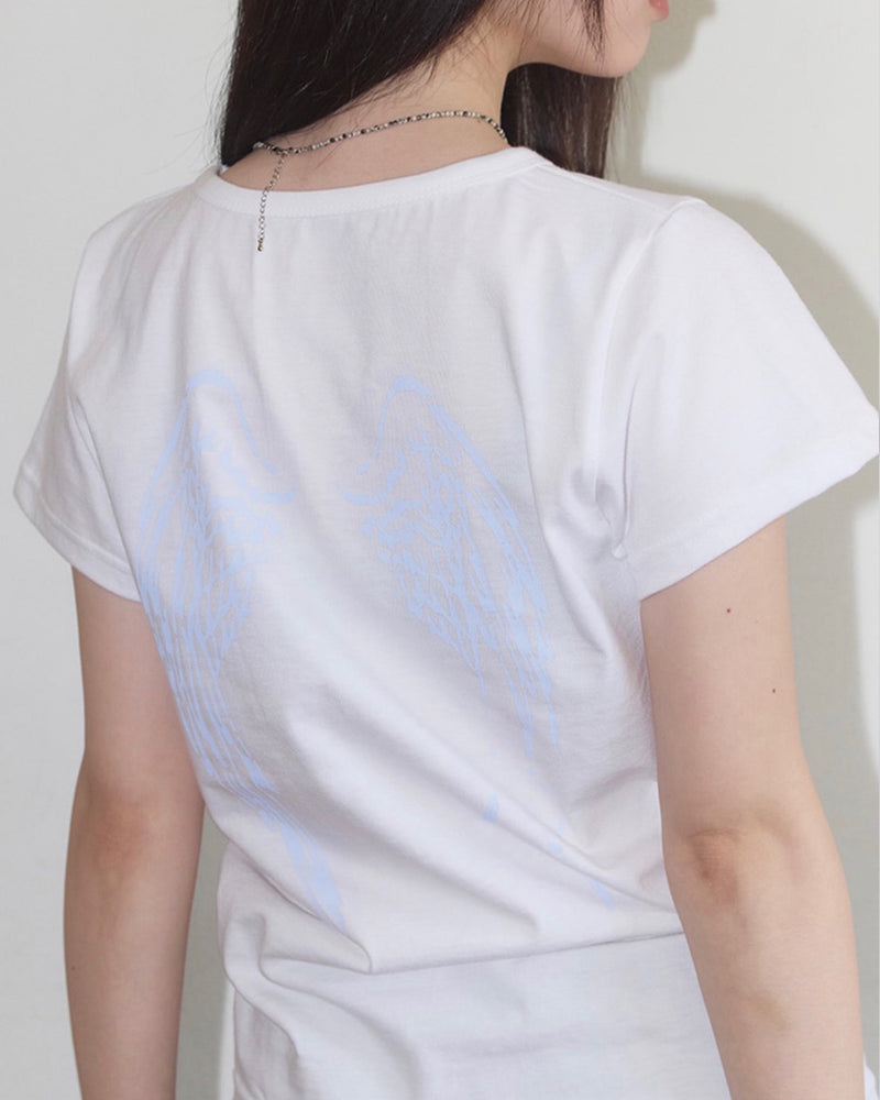 【FANCY CLUB】REBIRTH OF HEAVEN CROP TEE