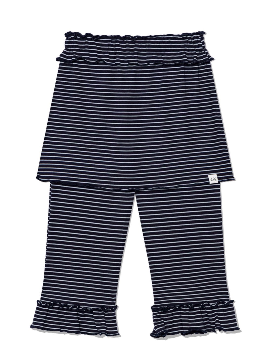【Uglyshadow】FRILL CAPRI SKIRT PANTS