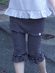 【Uglyshadow】FRILL CAPRI SKIRT PANTS