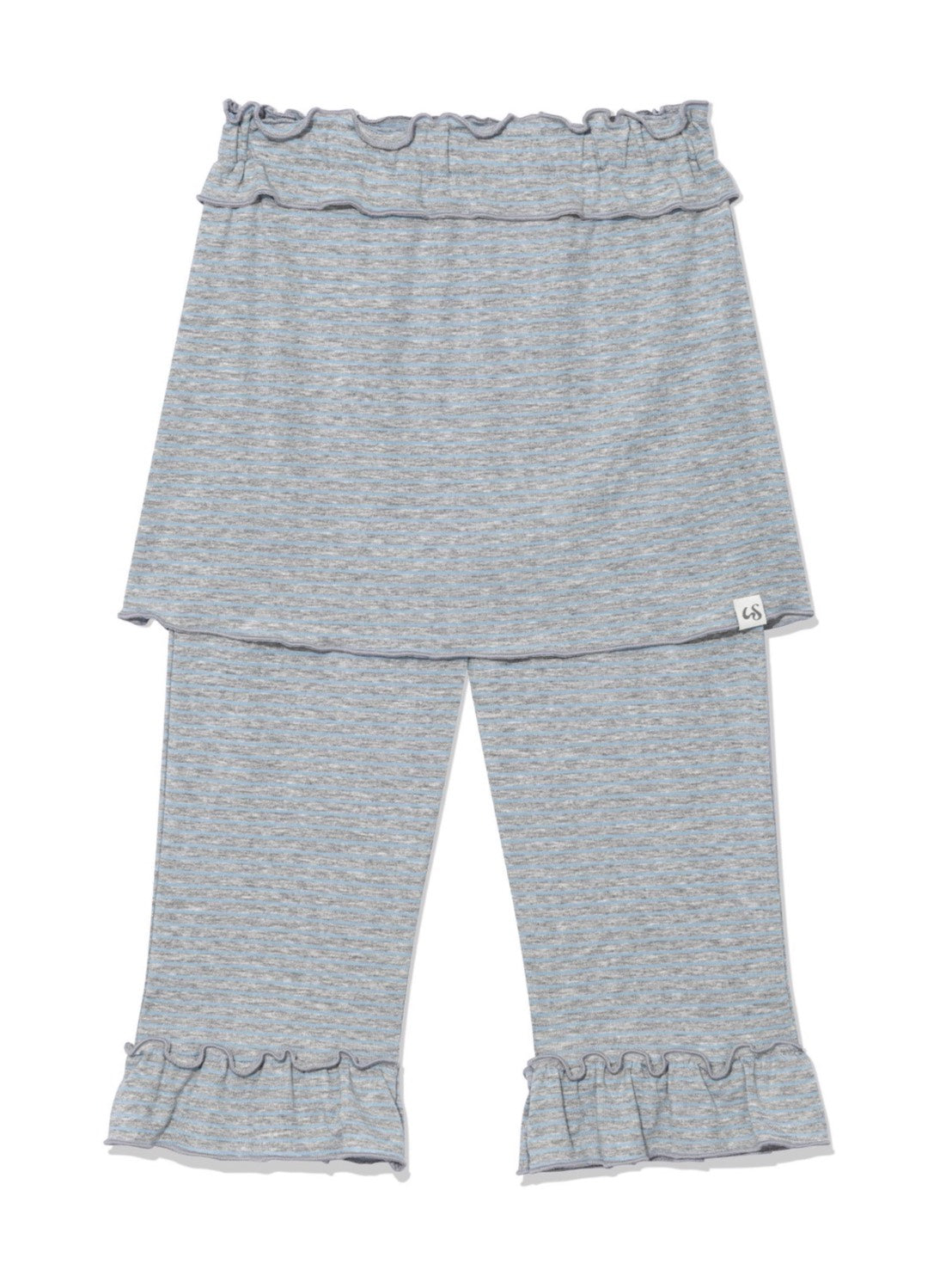 【Uglyshadow】FRILL CAPRI SKIRT PANTS