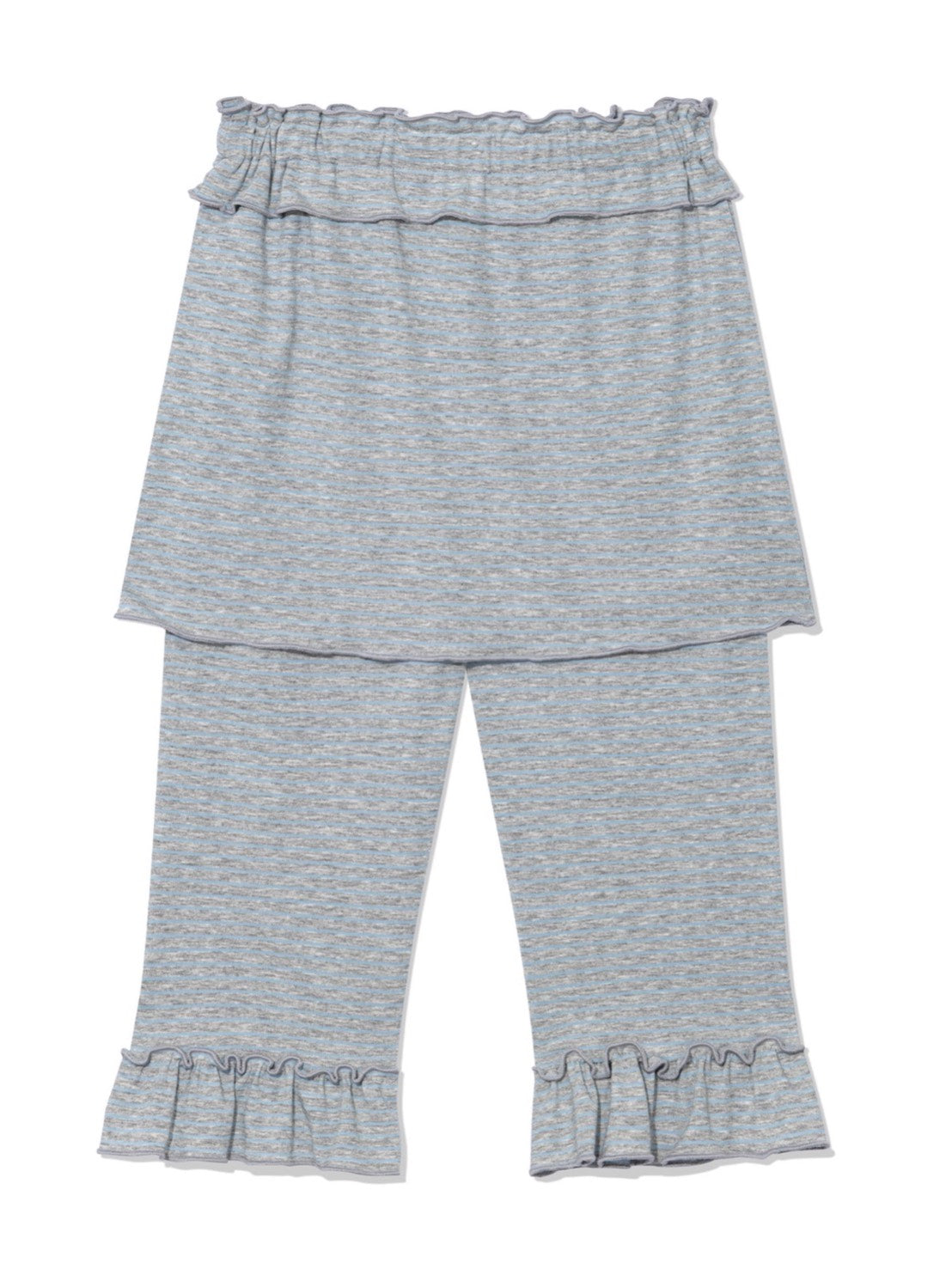 【Uglyshadow】FRILL CAPRI SKIRT PANTS