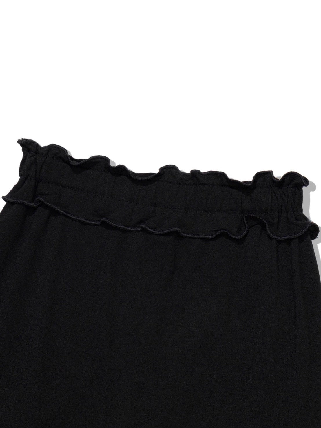 【Uglyshadow】FRILL CAPRI SKIRT PANTS