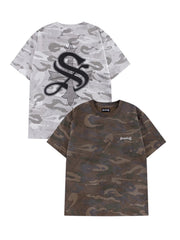 【SUPPLIER】Camouflage Cross Tee