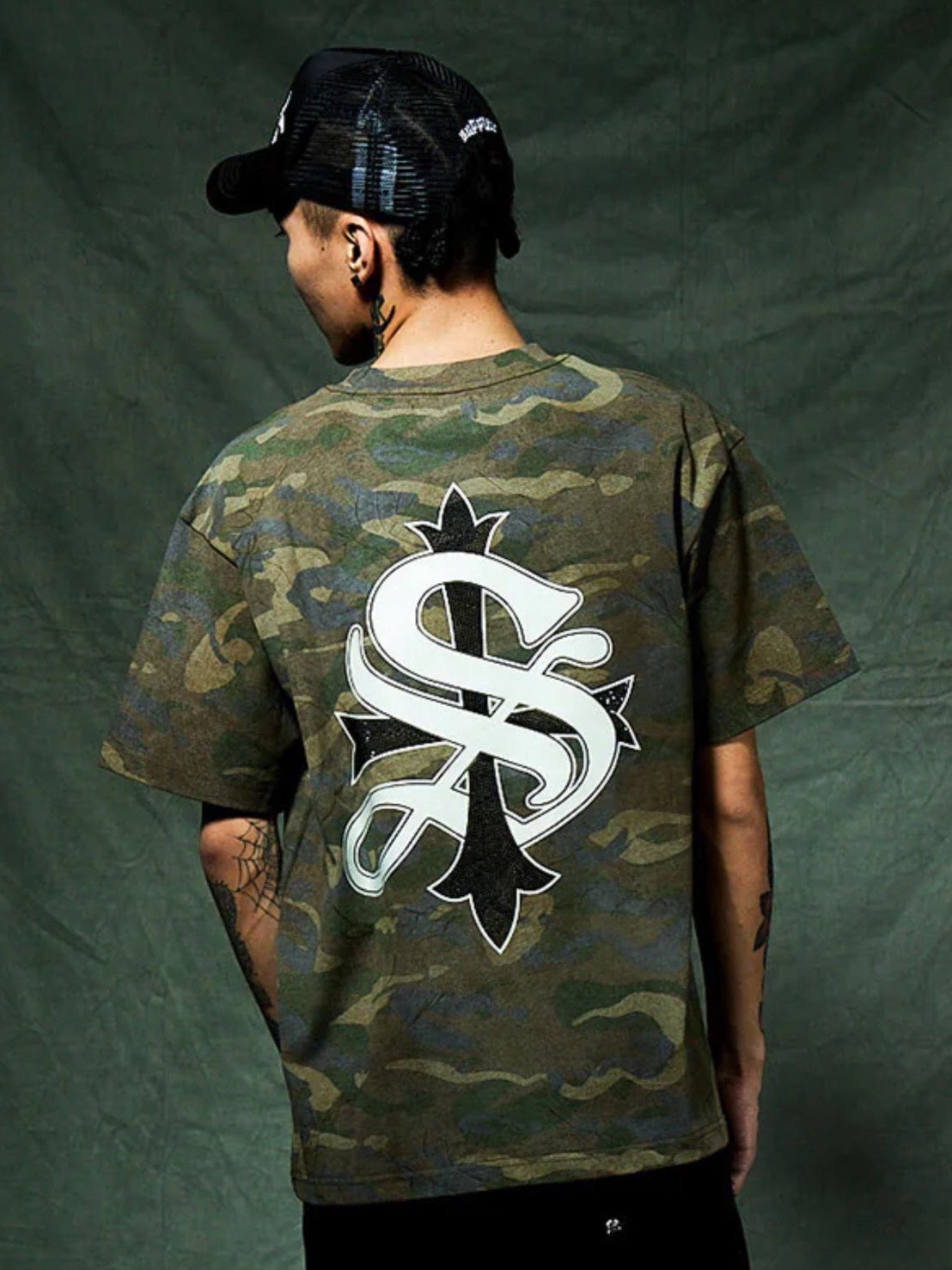 【SUPPLIER】Camouflage Cross Tee