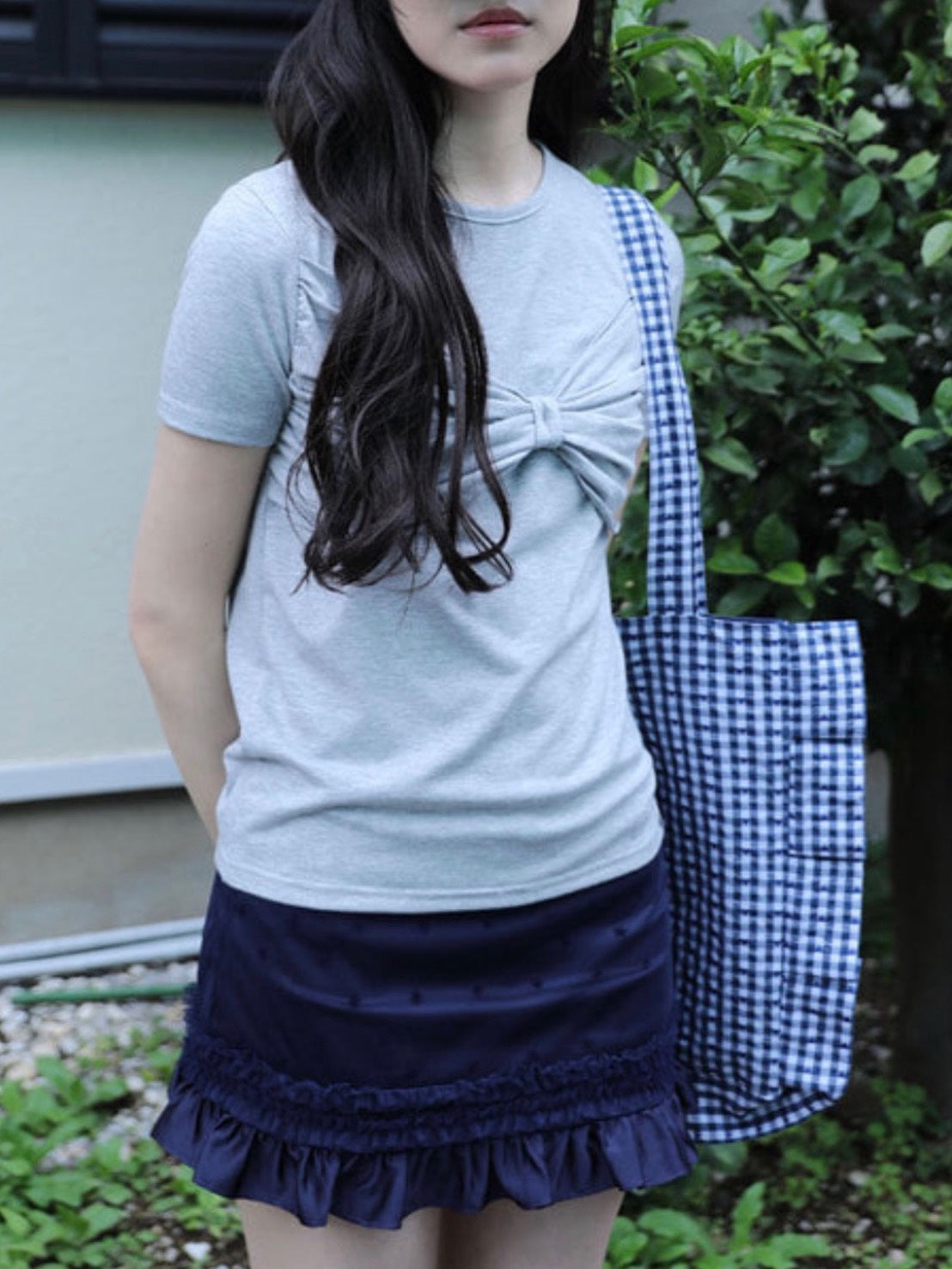 【Uglyshadow】 MESH STAR RUFFLE MINI SKIRT