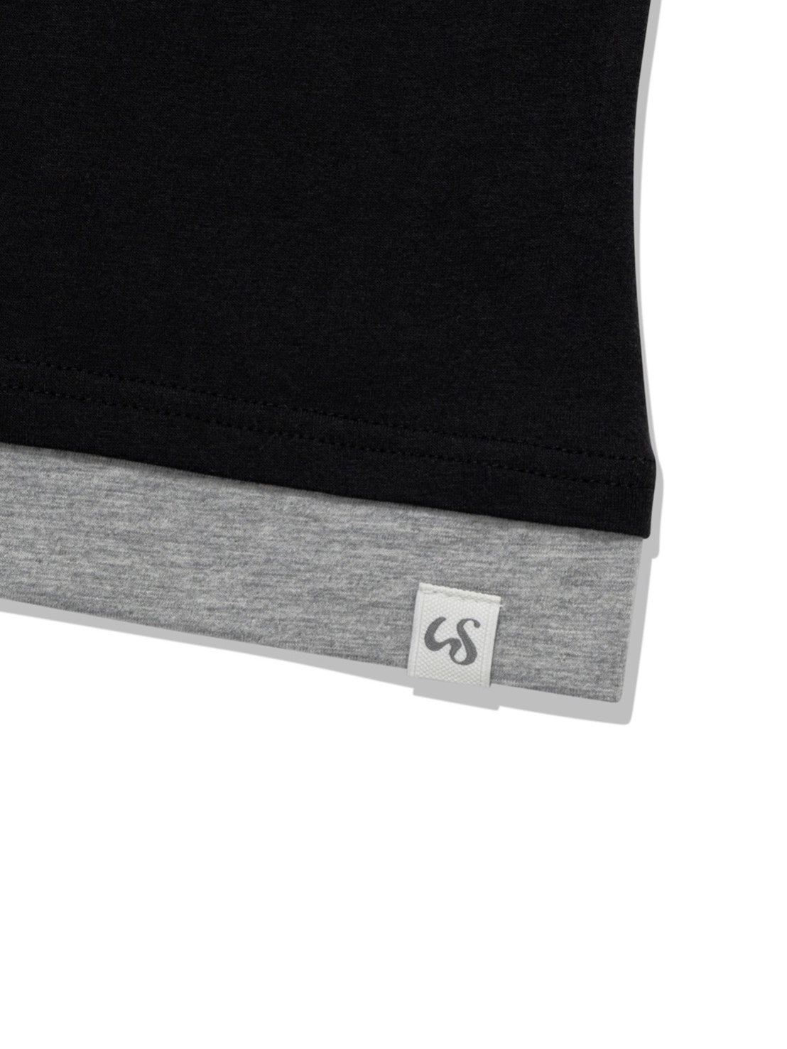 【Uglyshadow】BUTTON CONTRAST OFF-SHOULDER