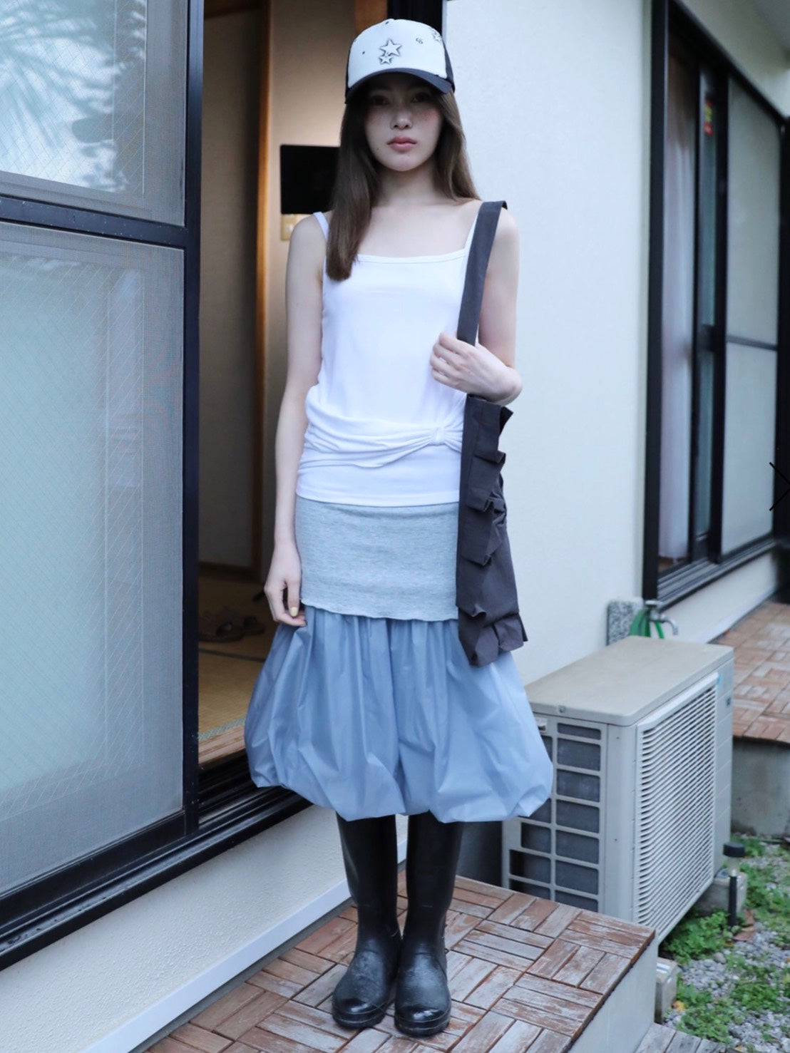 【Uglyshadow】RIBBON SLEEVELESS
