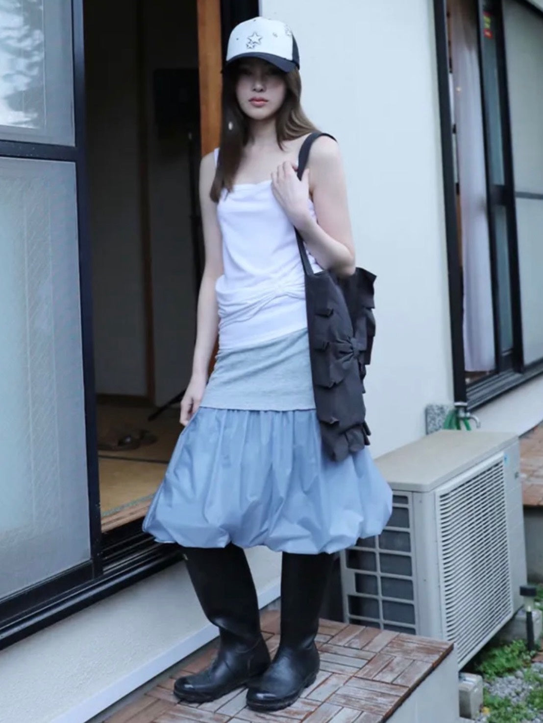 【Uglyshadow】RIBBON SLEEVELESS