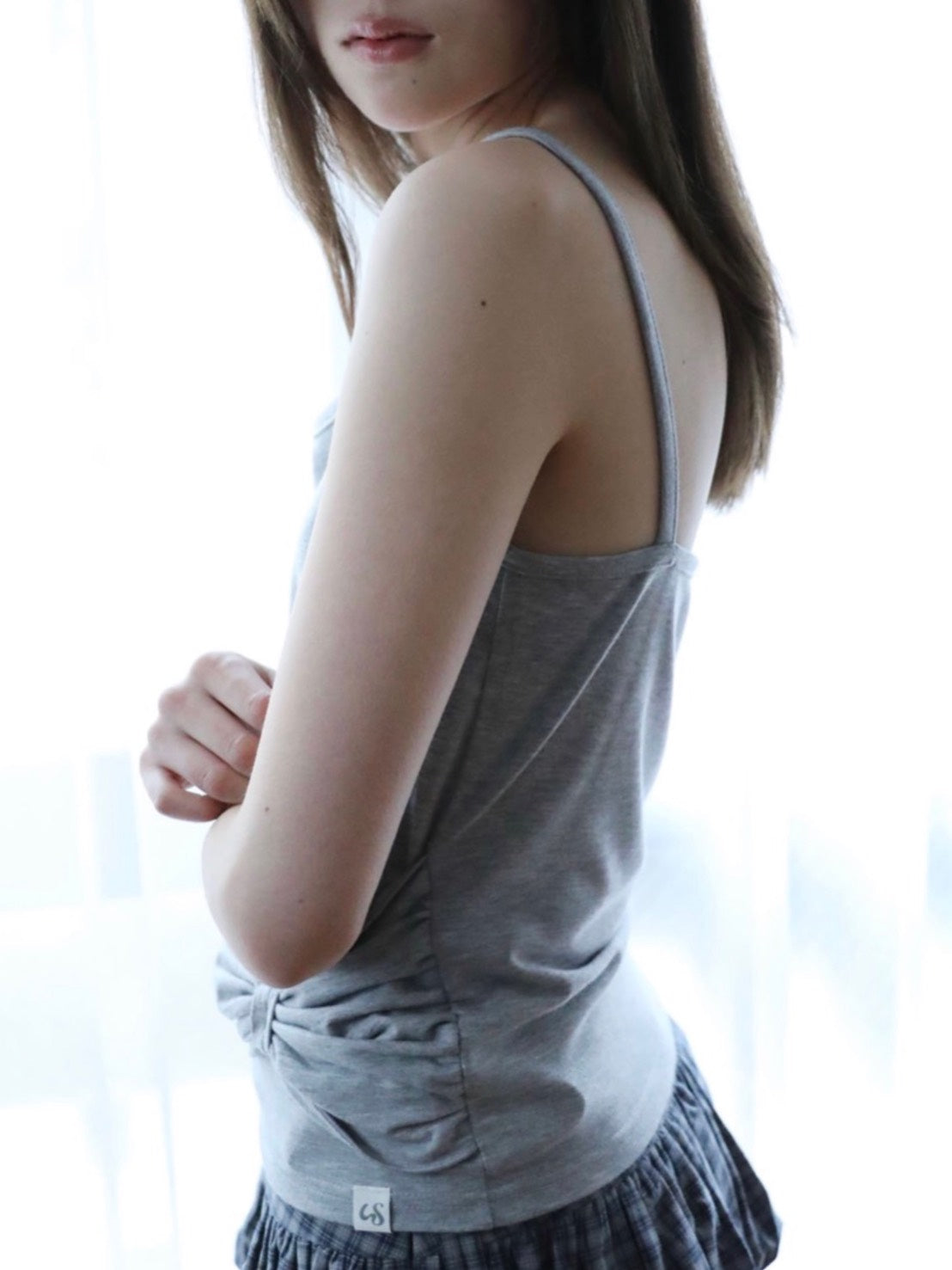 【Uglyshadow】RIBBON SLEEVELESS