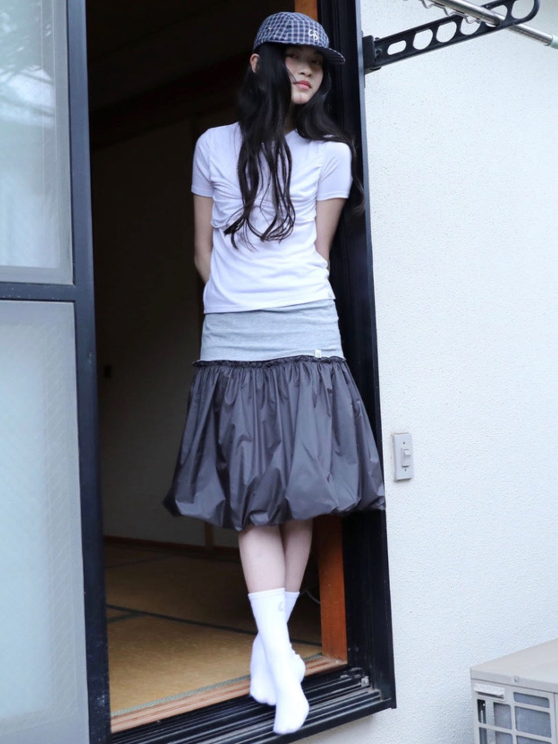【Uglyshadow】RIBBON T-SHIRT