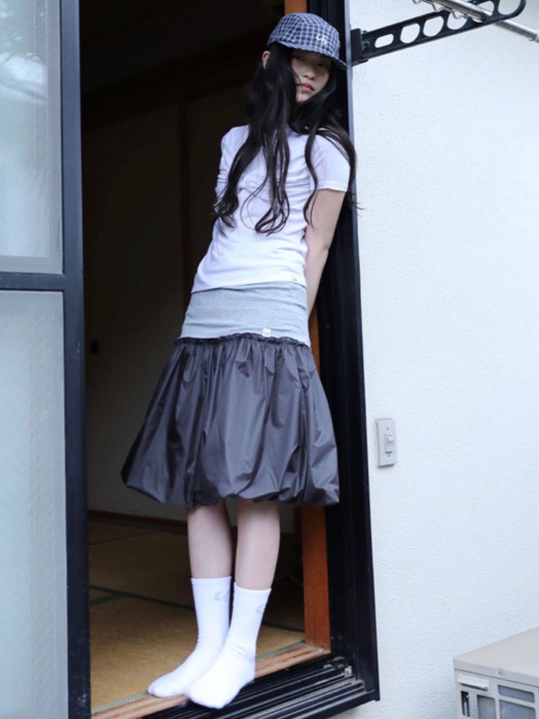 【Uglyshadow】RIBBON T-SHIRT
