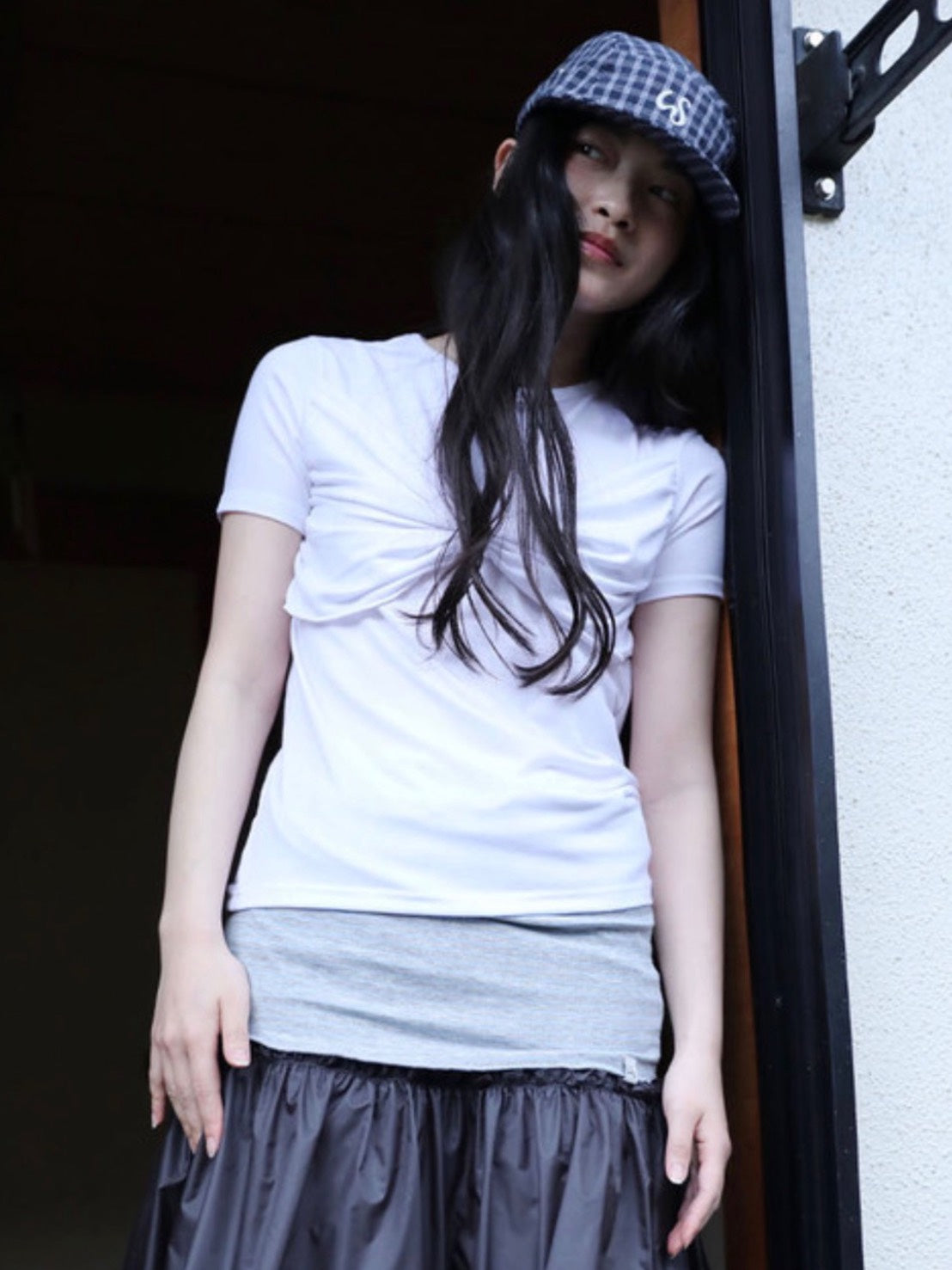 【Uglyshadow】RIBBON T-SHIRT