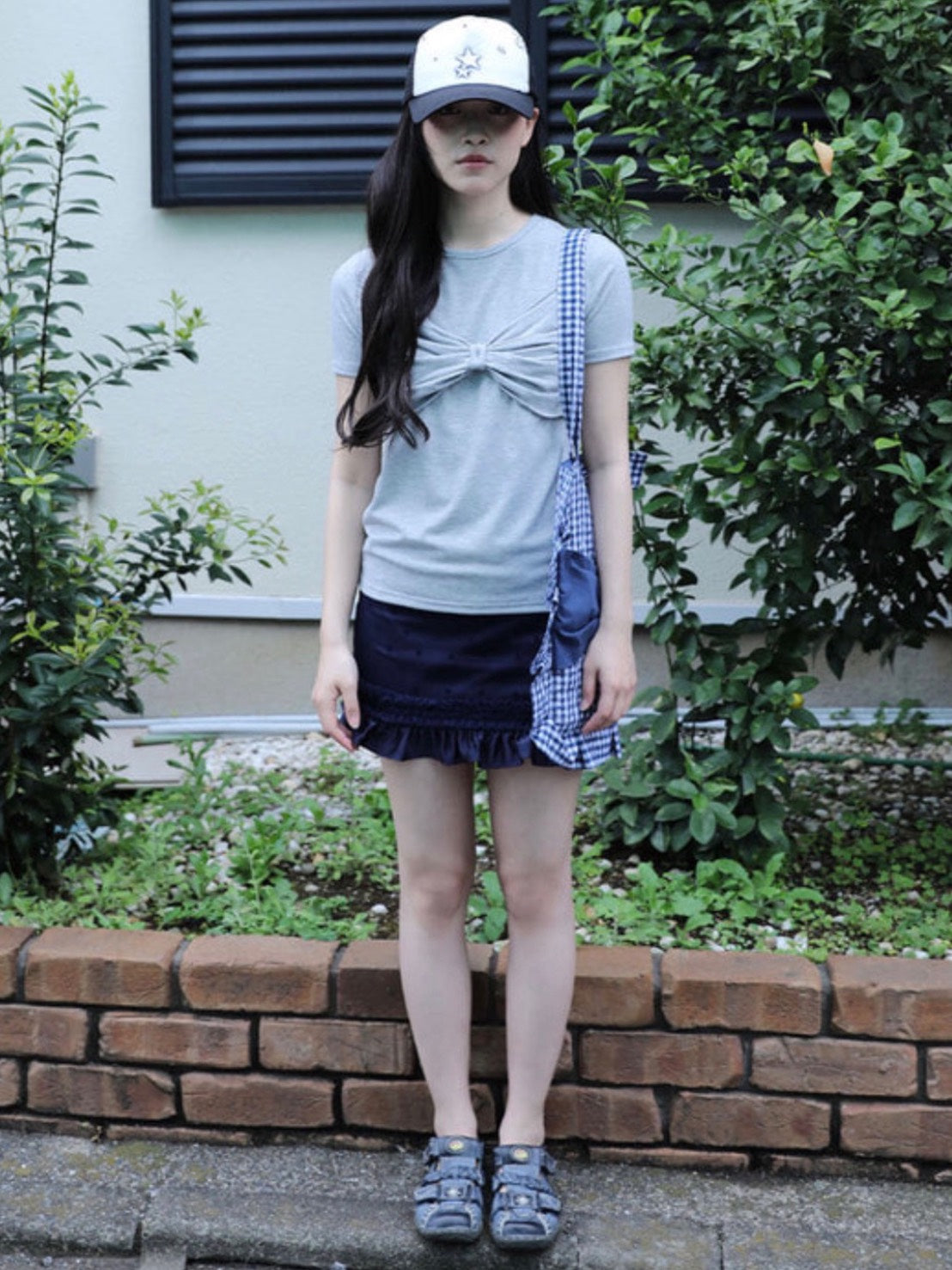 【Uglyshadow】RIBBON T-SHIRT