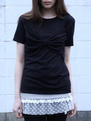 【Uglyshadow】RIBBON T-SHIRT