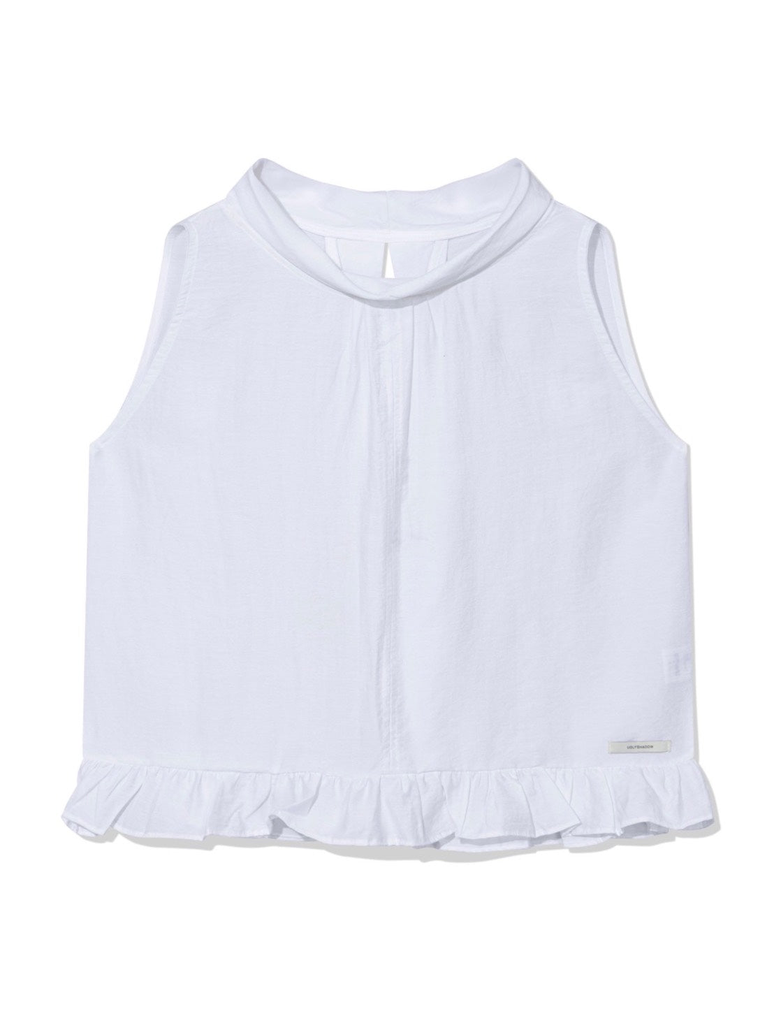 【Uglyshadow】HIGH-NECK FRILL SLEEVELESS