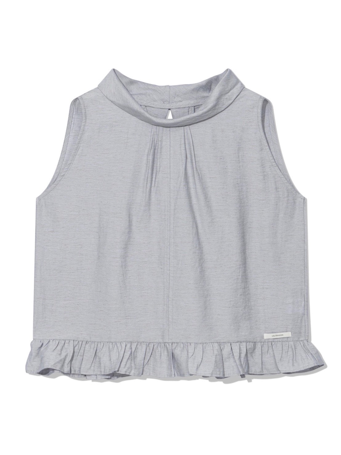 【Uglyshadow】HIGH-NECK FRILL SLEEVELESS