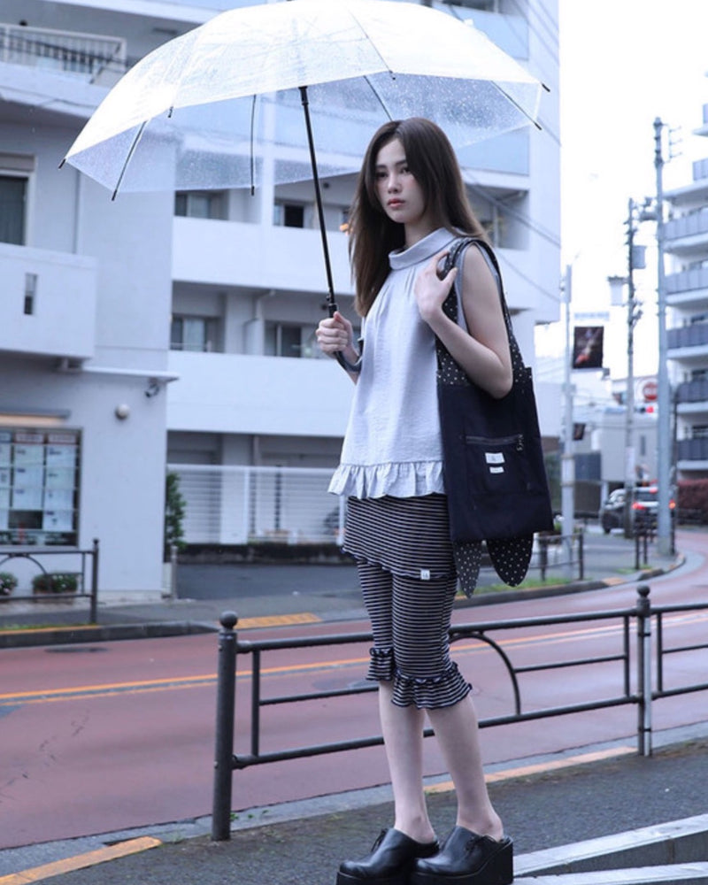 【Uglyshadow】HIGH-NECK FRILL SLEEVELESS