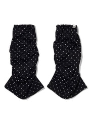 【Uglyshadow】DOT SHIRRING LEG WARMER