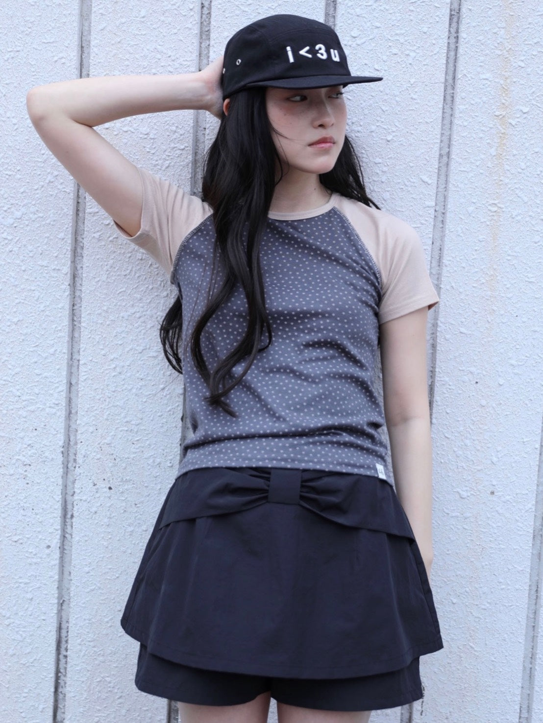 6/15 21:00発売【Uglyshadow】GIANT RIBBON SKIRT PANTS