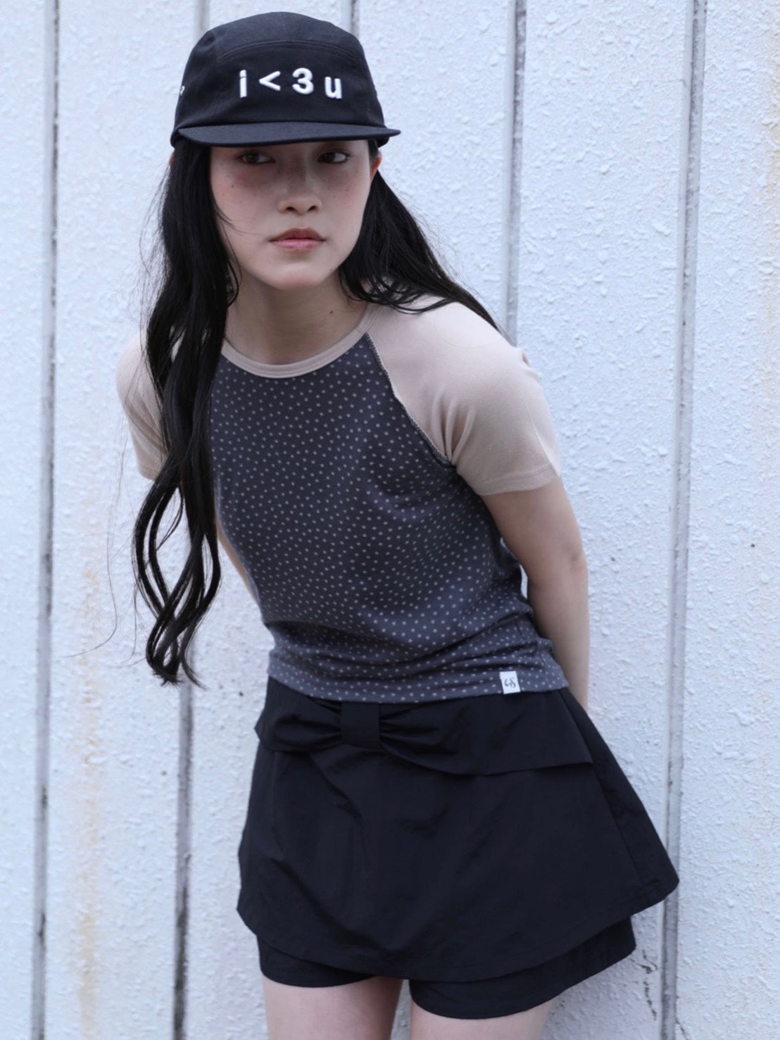6/15 21:00発売【Uglyshadow】GIANT RIBBON SKIRT PANTS