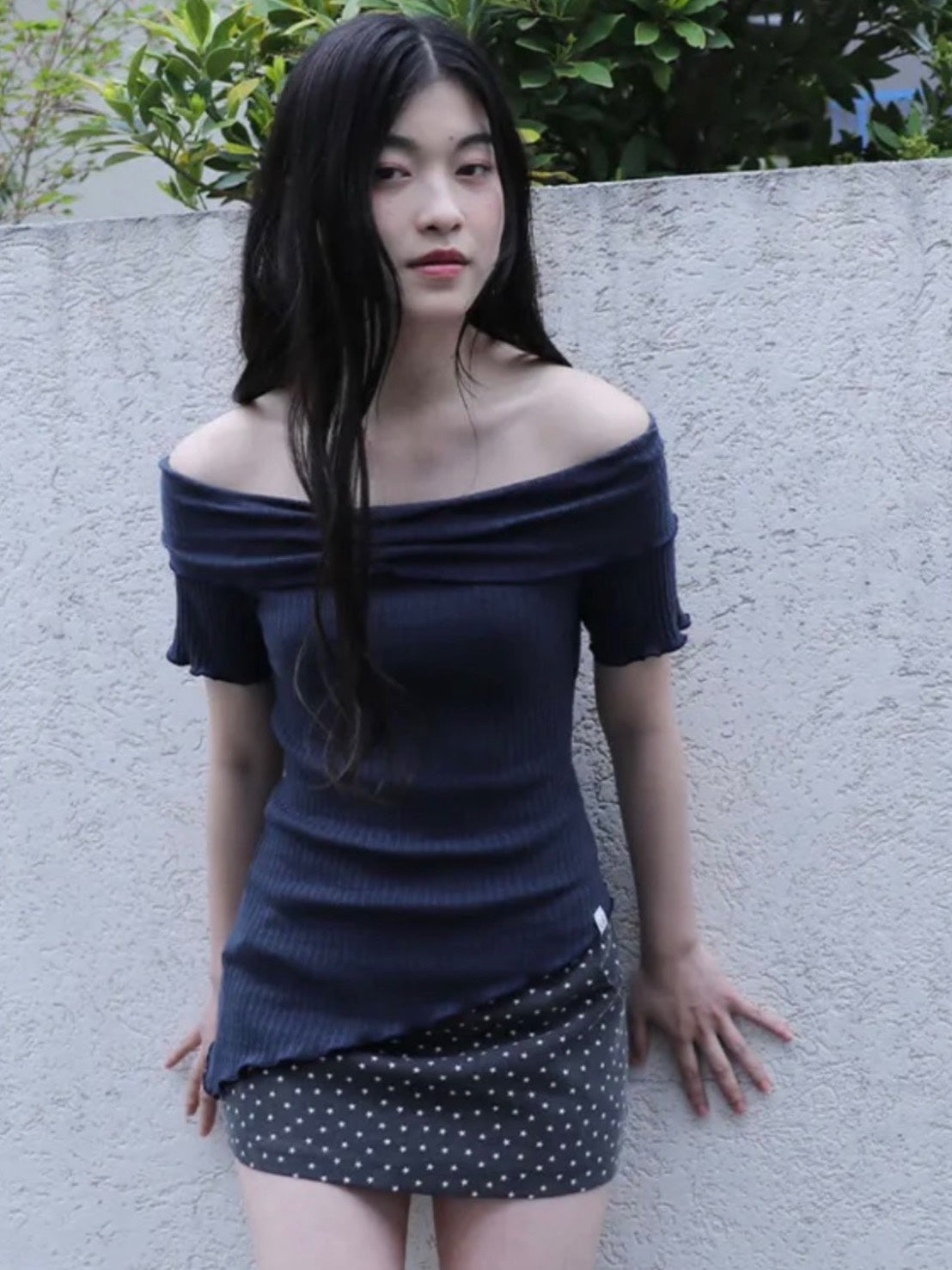6/15 21:00発売【Uglyshadow】PIGMENT STAR MINI SKIRT