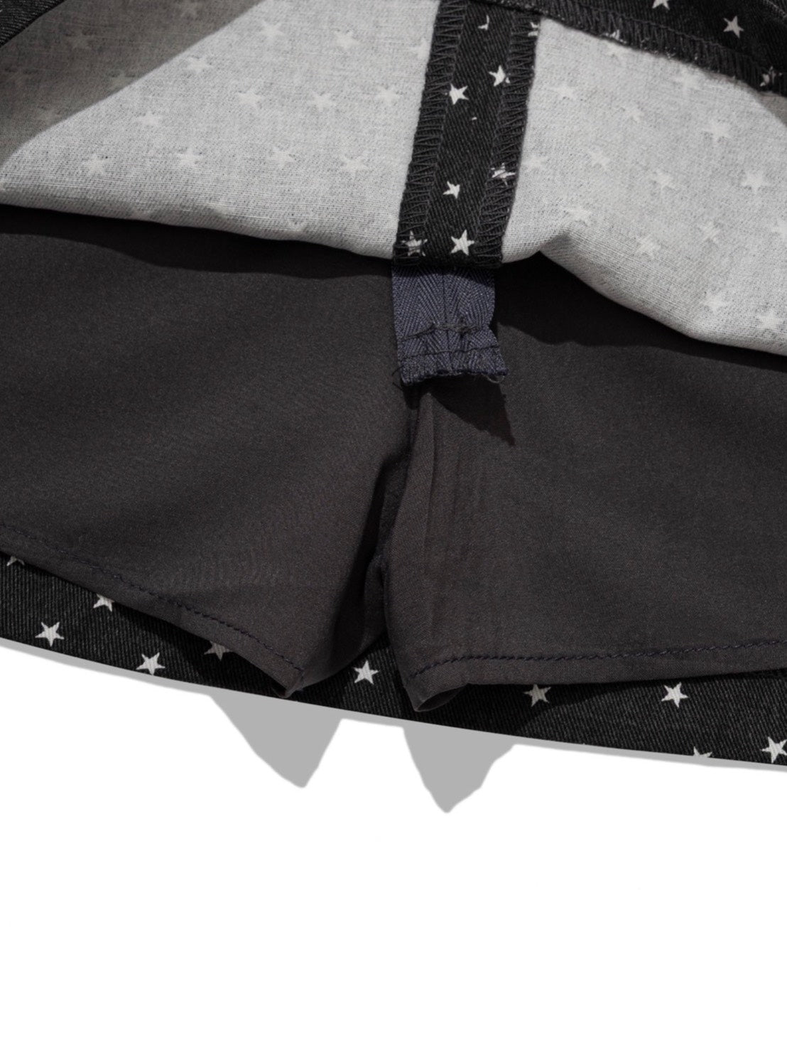 6/15 21:00発売【Uglyshadow】PIGMENT STAR MINI SKIRT