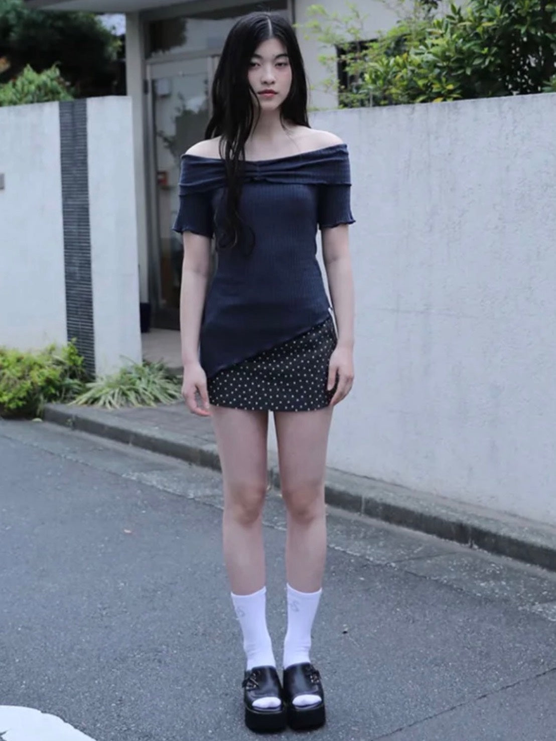 6/15 21:00発売【Uglyshadow】PIGMENT STAR MINI SKIRT