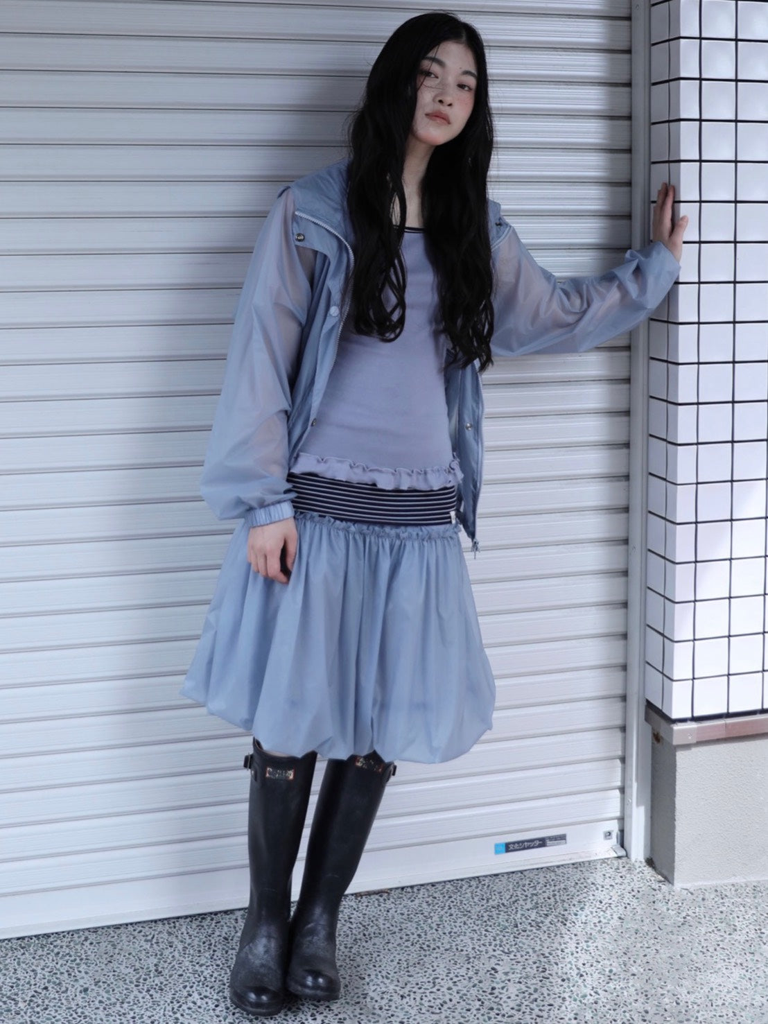 6/15 21:00発売【Uglyshadow】SHINING PUMPKIN MIDI SKIRT